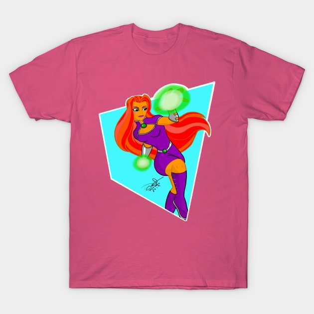 Starfire T-Shirt by DarthThroe